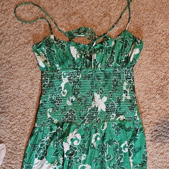 By Anthropologie The Josephine Smocked Drop-waist Maxi Dress - Picture 6 of 9